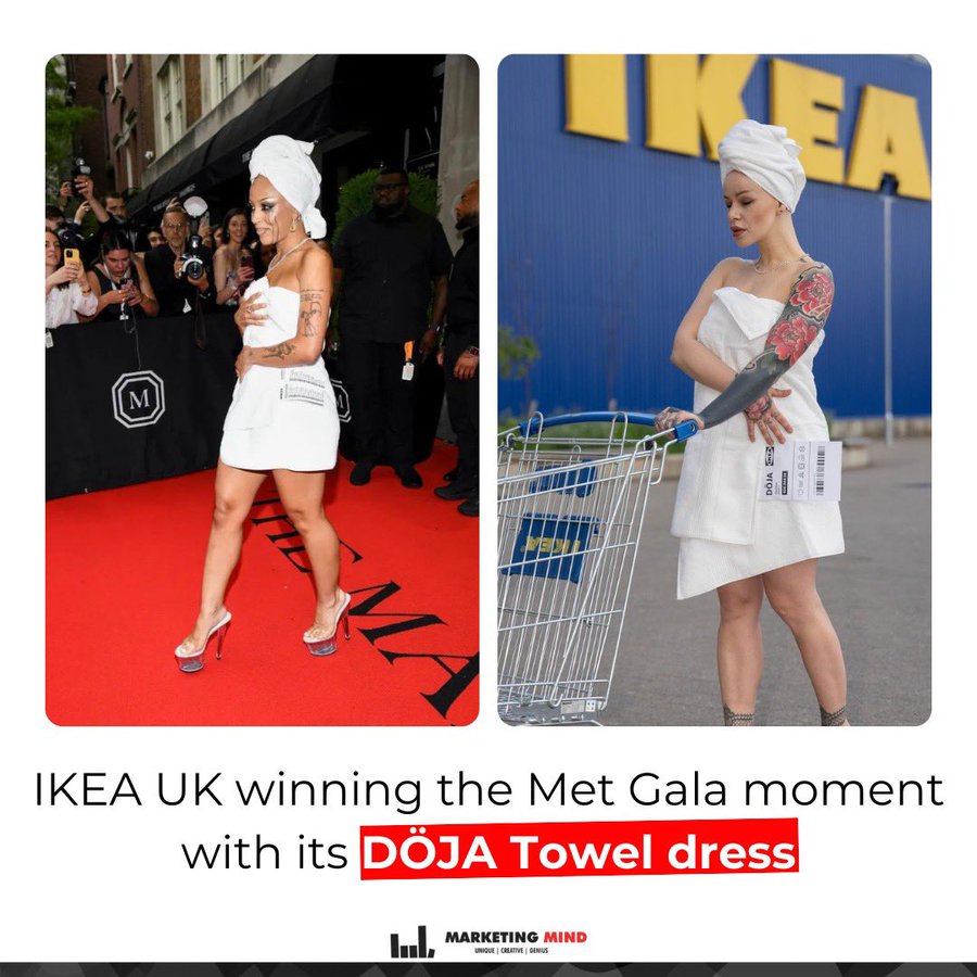 IKEA's towel outfit