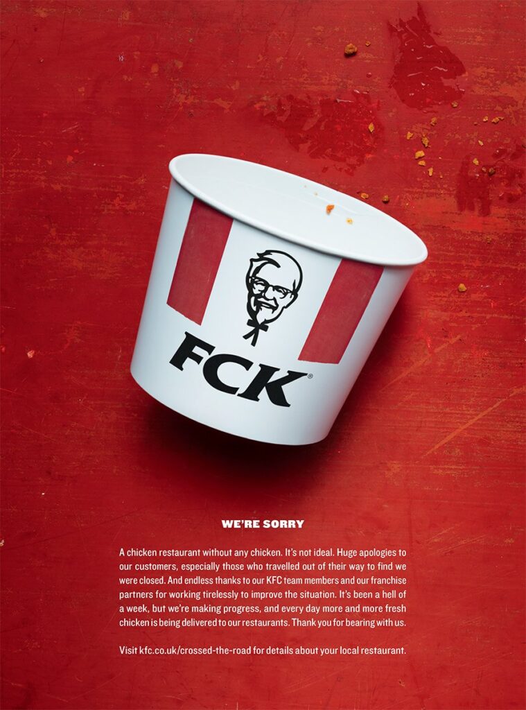 KFC's reactive marketing