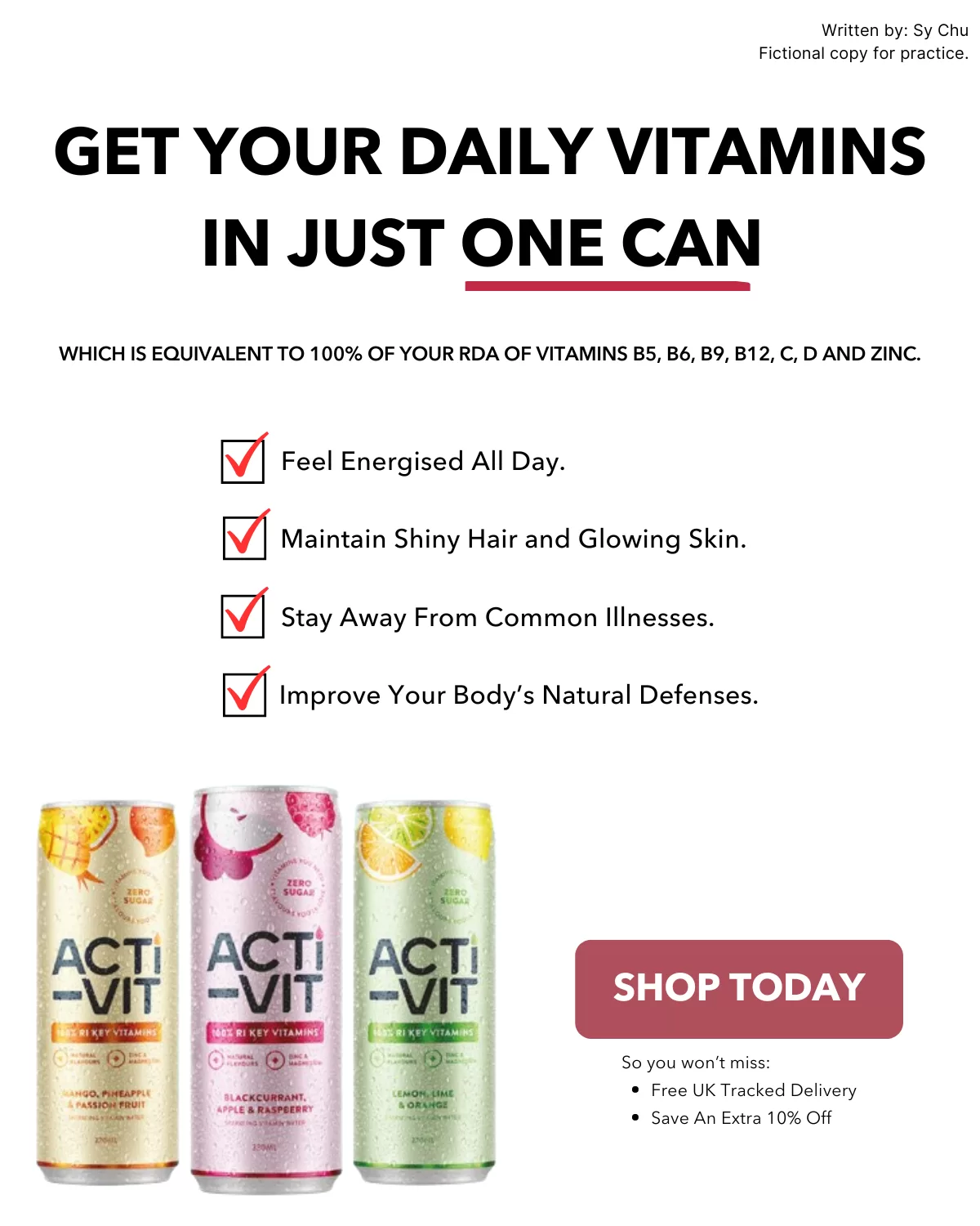 Activi's Advert Sample