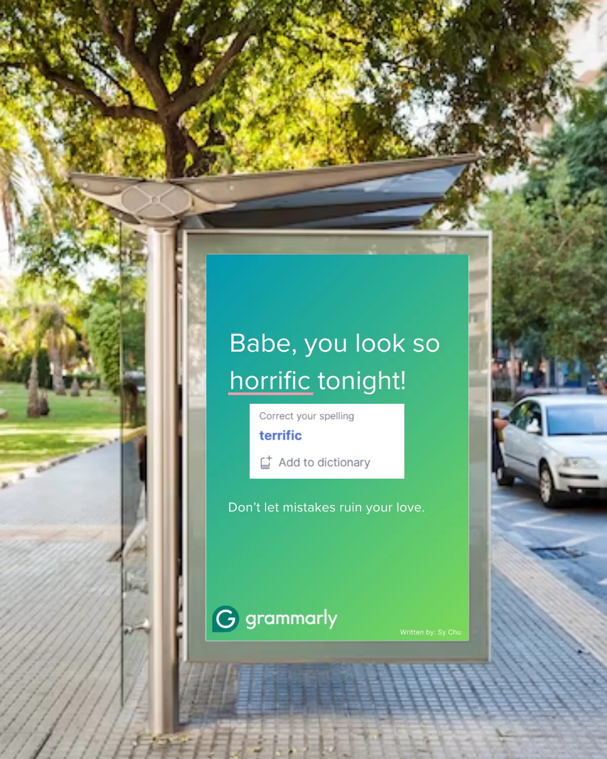 Grammarly's Advert Sample